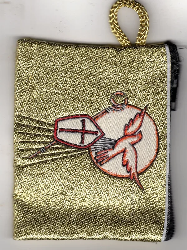 Rosary Purse – Confirmation Dove Gold