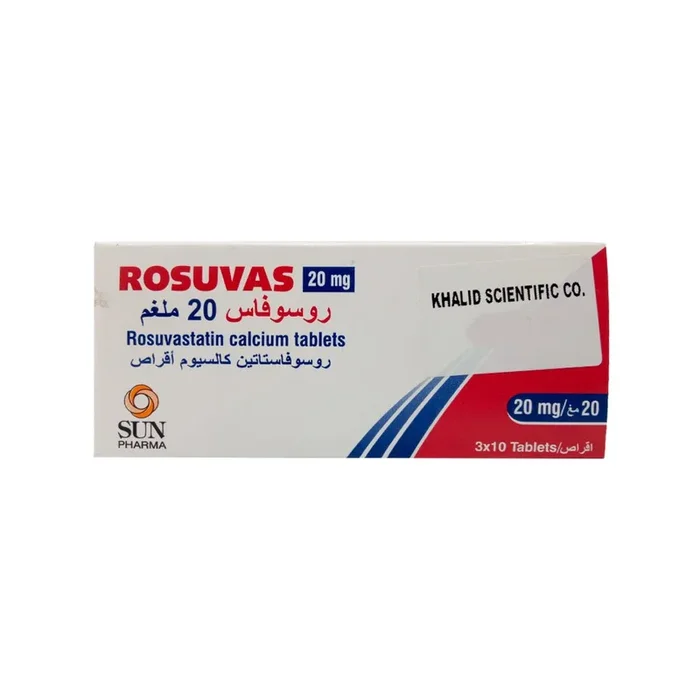 Rosuvas 20mg Tablets 30 Pieces