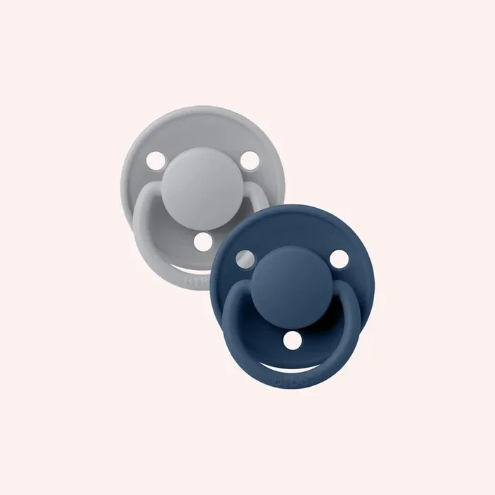 Round De Lux Silicon Dummy Duo – Cloud/Steel Blue