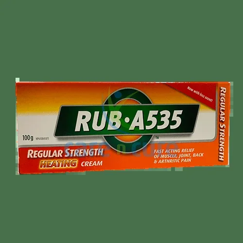 Rub A535 Regular Strength Heating Cream 100 gm