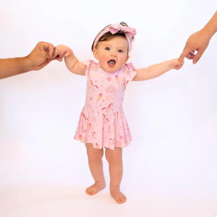 Ruffle Dress Short Sleeve