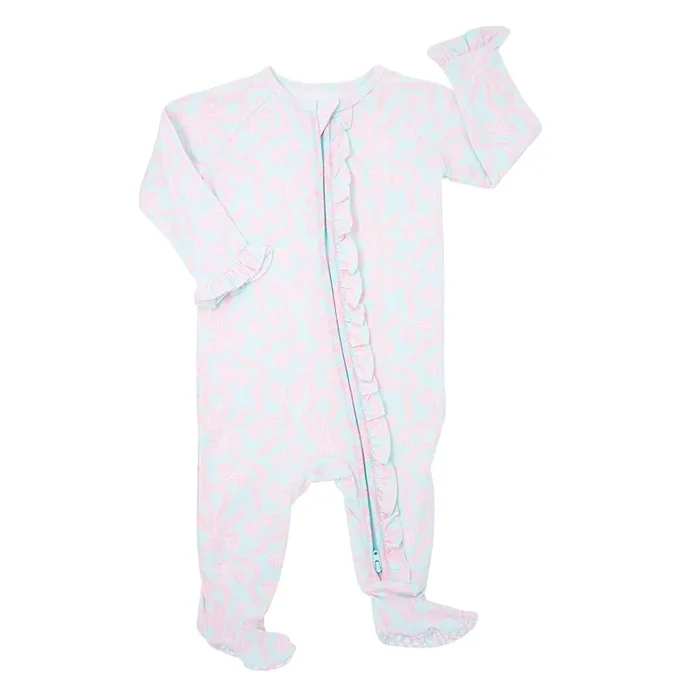Ruffle Footie – Darling Bows