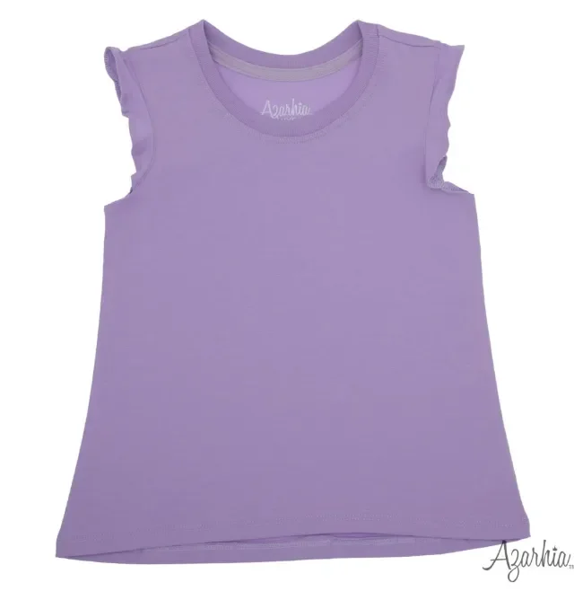 Ruffle Tee | Lavender
