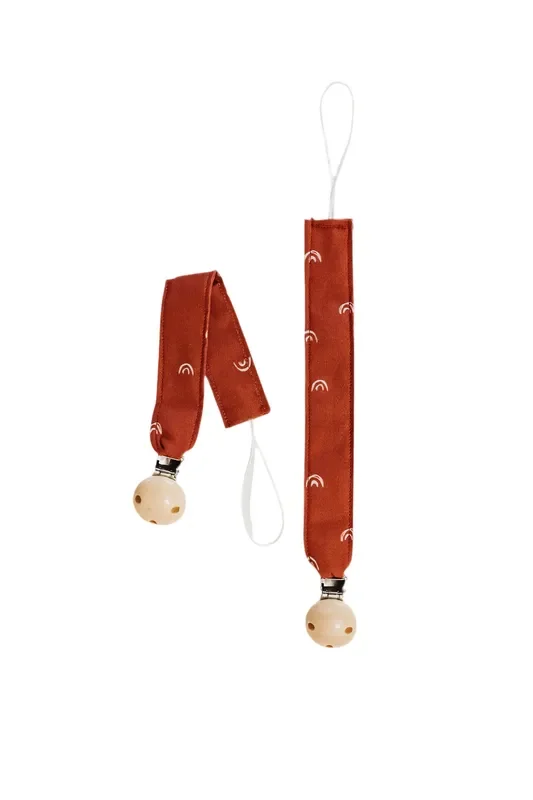 Rust Pacifier Clip