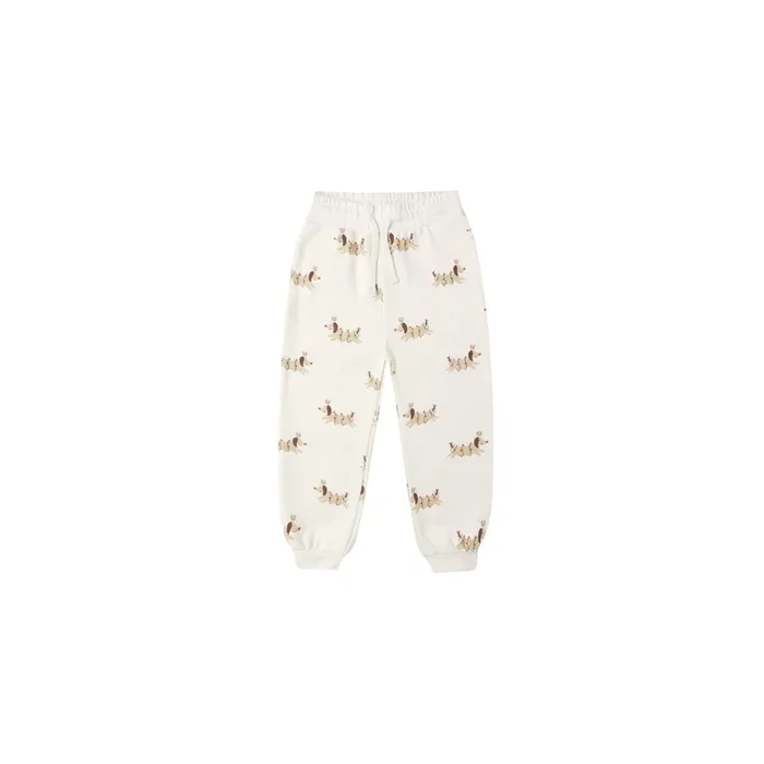 Rylee + Cru Jogger Sweatpant- Christmas Dog