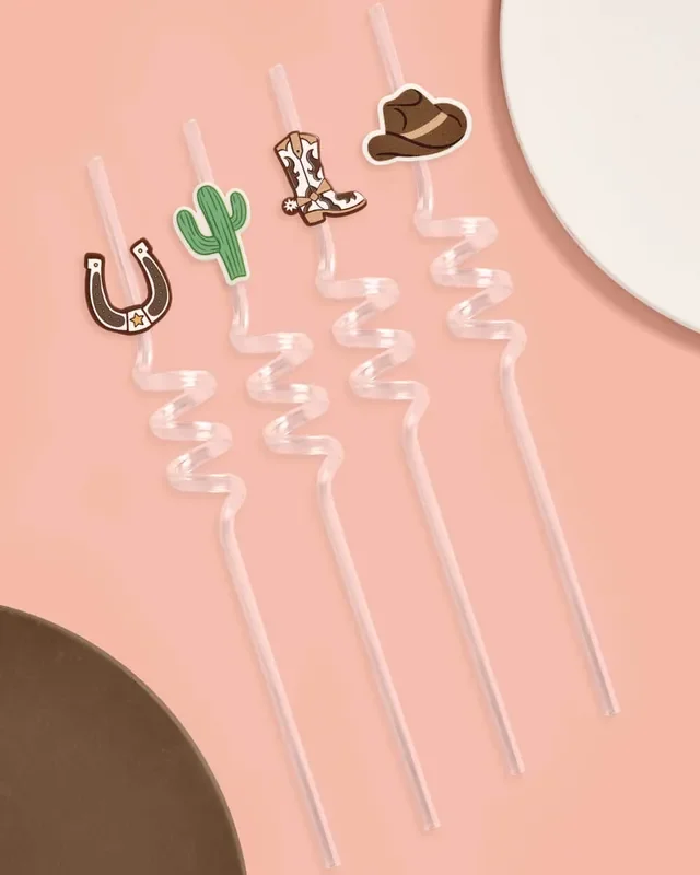 Saddle Up Straws – 16 Reusable Straws
