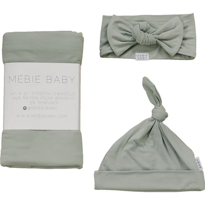 Sage Bamboo Hat Or Head Wrap Set
