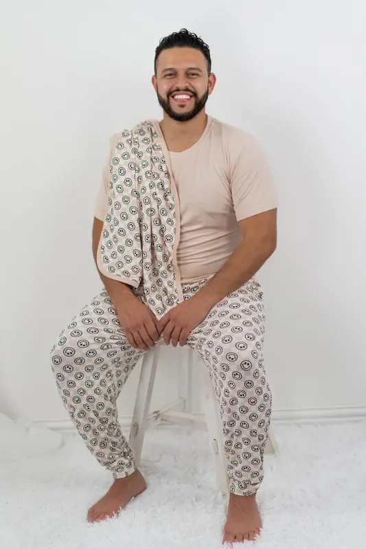 Sandy Smiles Checkers Men’s Dream Jogger Set