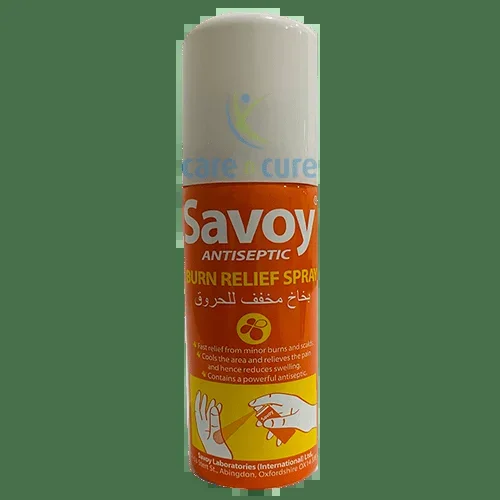 Savoy Antiseptic Burn Relief Spray 50ml [72]