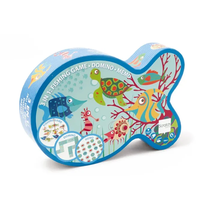 Scratch – 3 In 1 Fishing Game