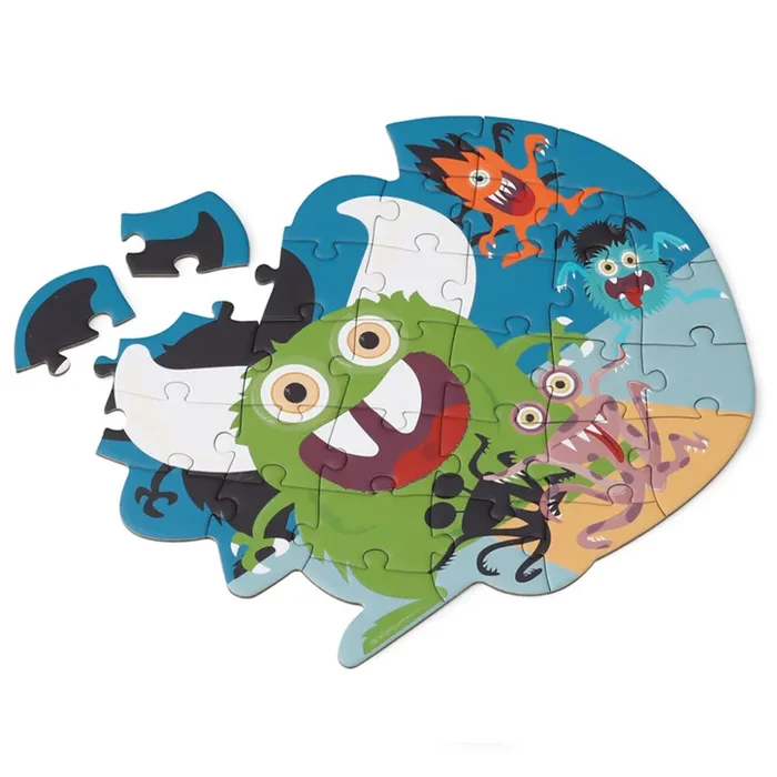 Scratch – Contour Puzzle – Monster