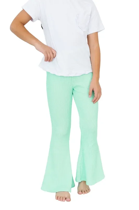 Seafoam Green Scrunchy Bells