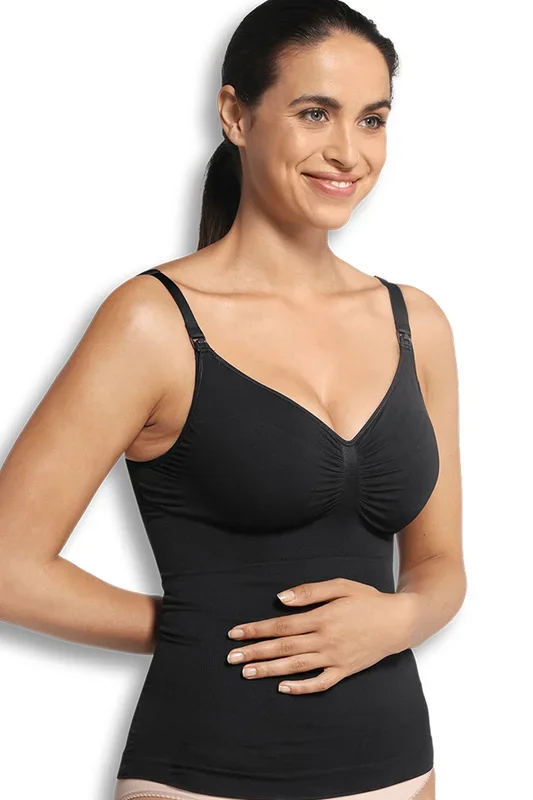 Seamless Shaping Still-Unterhemd schwarz