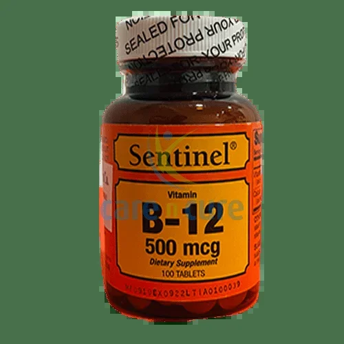Sentinel Vitamin B-12 500Mcg (100 Tablets)
