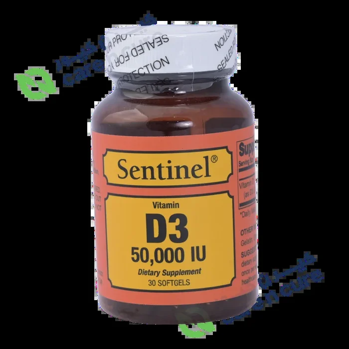Sentinel Vitamin D3 50000 Iu Softgels 30 Pieces