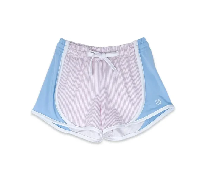 Set Athletics Cotton Candy Pink/Blue Stripe Elise Shorts