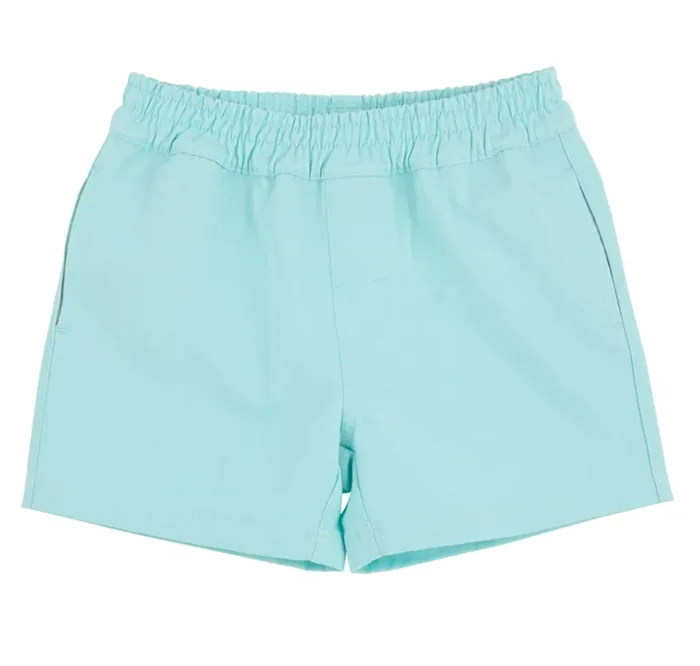 Sheffield Shorts (Twill)- Edisto Egg Blue with Saratoga Stone Stork