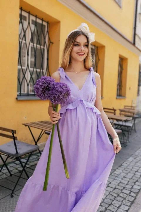 Sienna Dress – Lilac