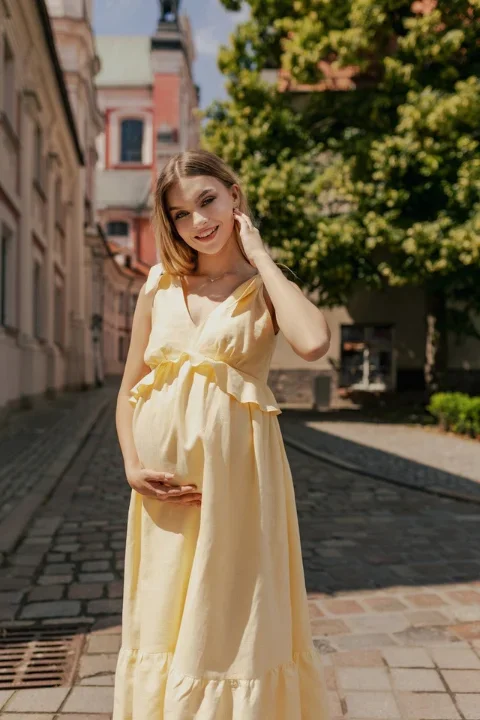 Sienna Dress – Yellow