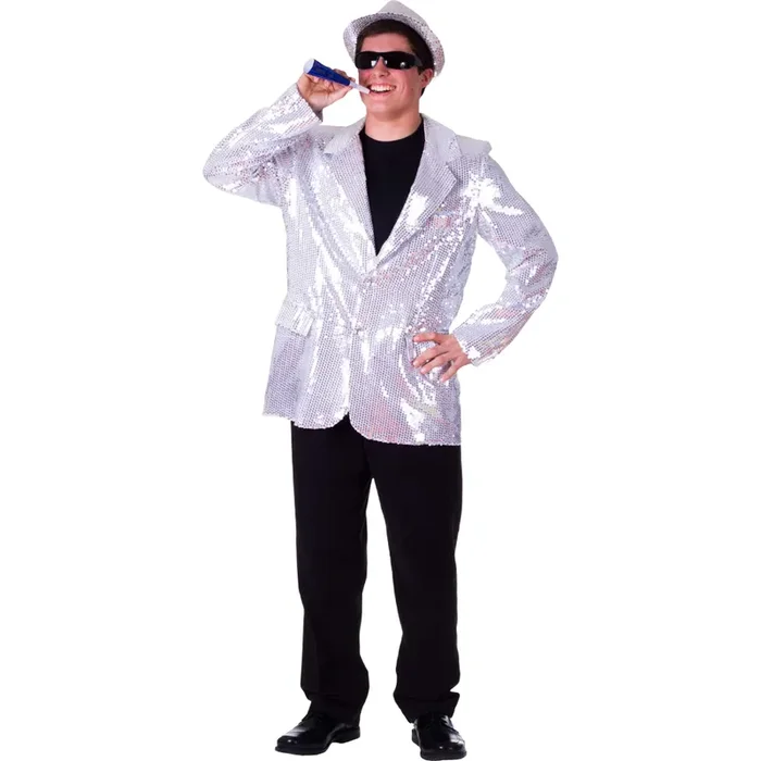 Silver Sequin Jacket – Adults