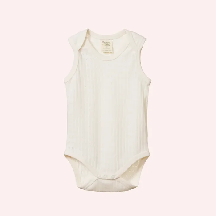 Singlet Bodysuit Pointelle – Natural