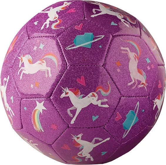 Size 2 Glitter Soccer – Unicorn Galaxy