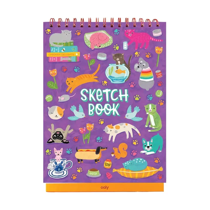Sketch & Show Standing Sketchbook – Pets at Play by OOLY