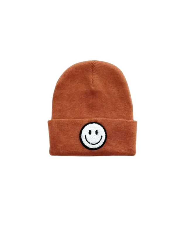 Smiley Beanie | Rust