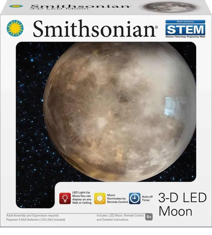 Smithsonian 3D LED 7 ” Moon