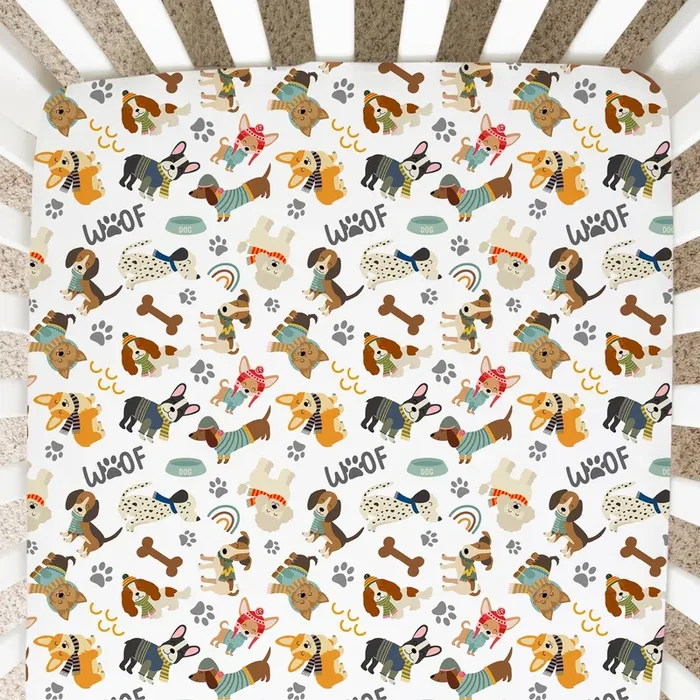 Snuggle Buddies Fitted Crib Sheet