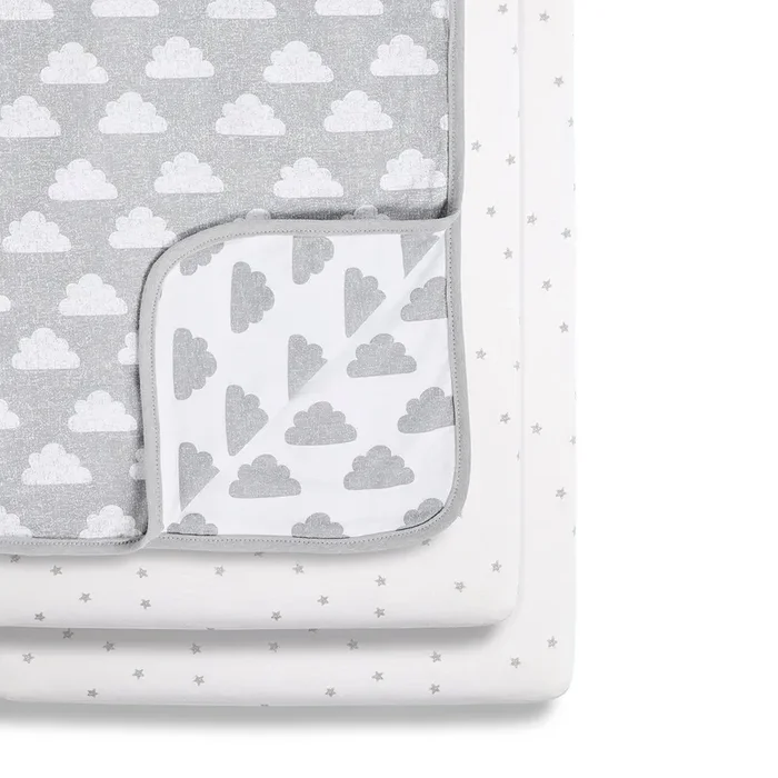 Snuz 3pc. Bassinet Bedding Set – Cloud