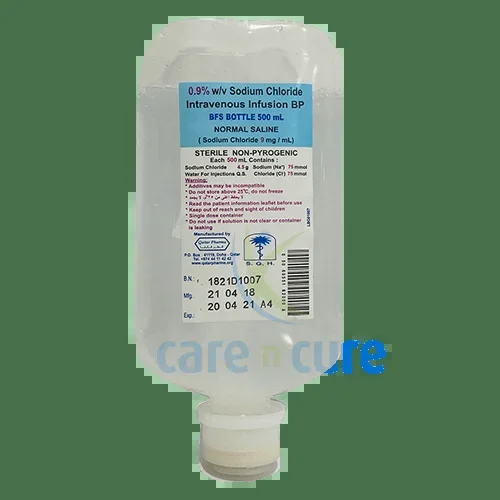Sodium Chloride (Normal Saline) 0.9% 500 ml