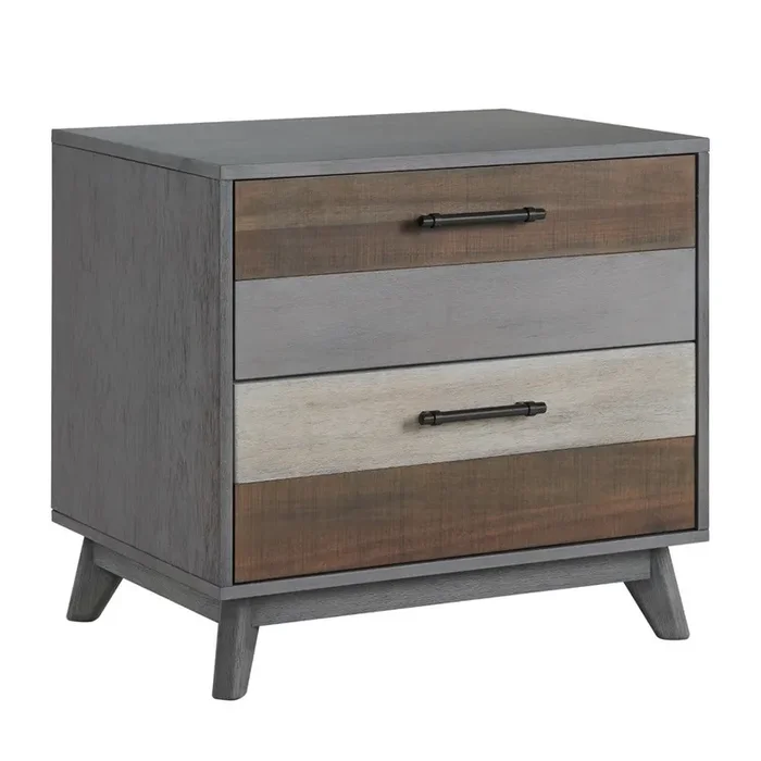 Soho Baby Cascade Nightstand Multi tone Gray