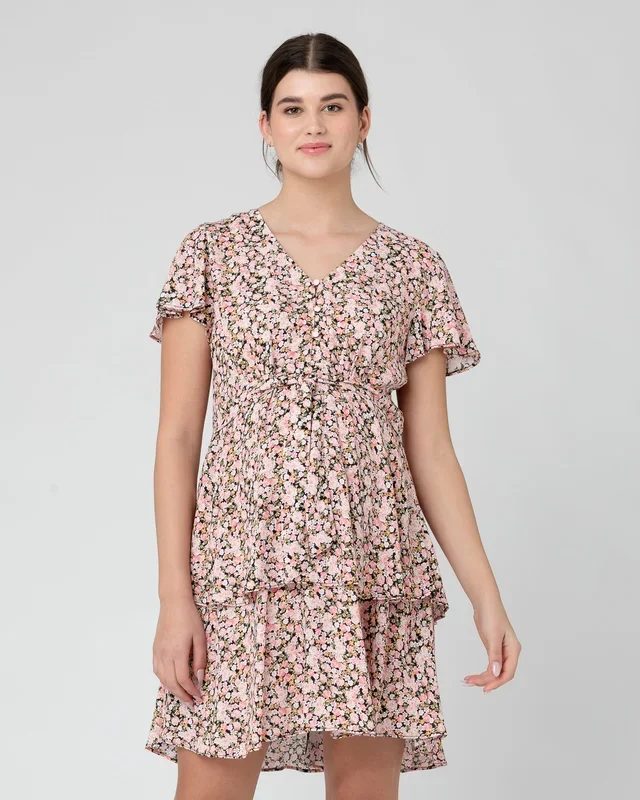 Sophia Layered Dress Black