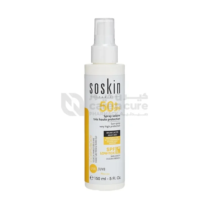 Soskin SPF50+ Lacte Sun Spray Very High Protection 150ml