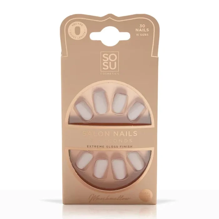SOSU Cosmetics False Nails Marshmallow