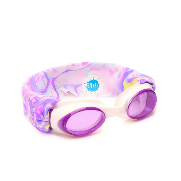 SPLASH swim goggles – Pastel Swirl