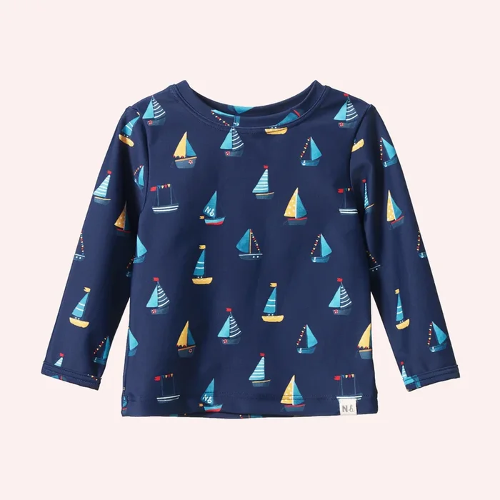 Splash Top – Regatta Navy Print