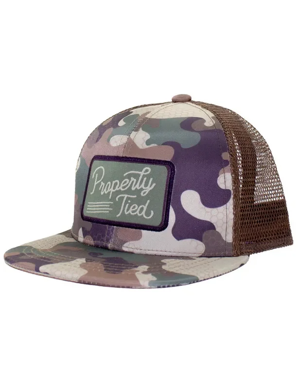 Sportsman Trucker Hat | Delta Woodland Camo