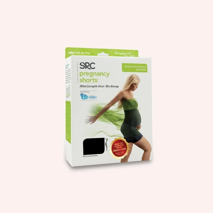SRC Pregnancy Shorts – Mini Over The Bump – Black