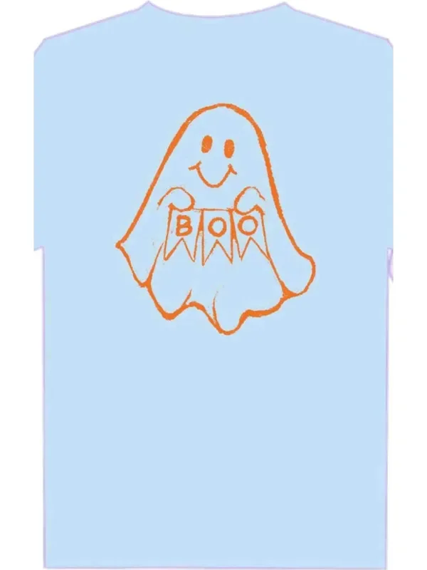 SS Light Blue Boo Ghost T-Shirt