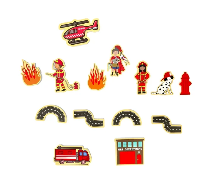 St. Florian’s Firefighter Bath Toy Set