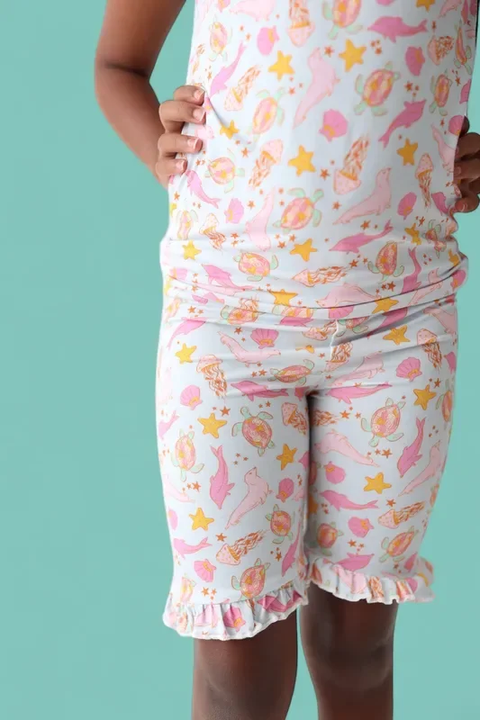 Starfish Wishes Dream Ruffle Short Set