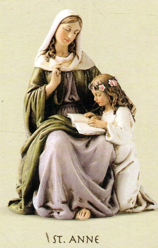 Statue – St Anne and Child Mary 180mm