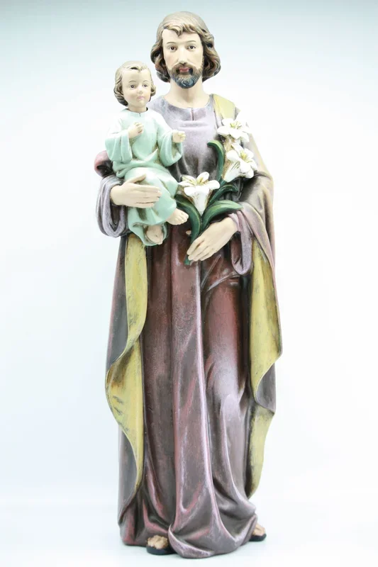 Statue – St Joseph Carrying the Child Jesus 250mm