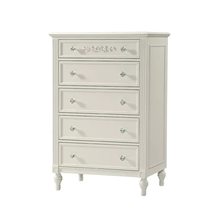 Stella Baby and Child Arya 5 Drawer Chest in Parchment