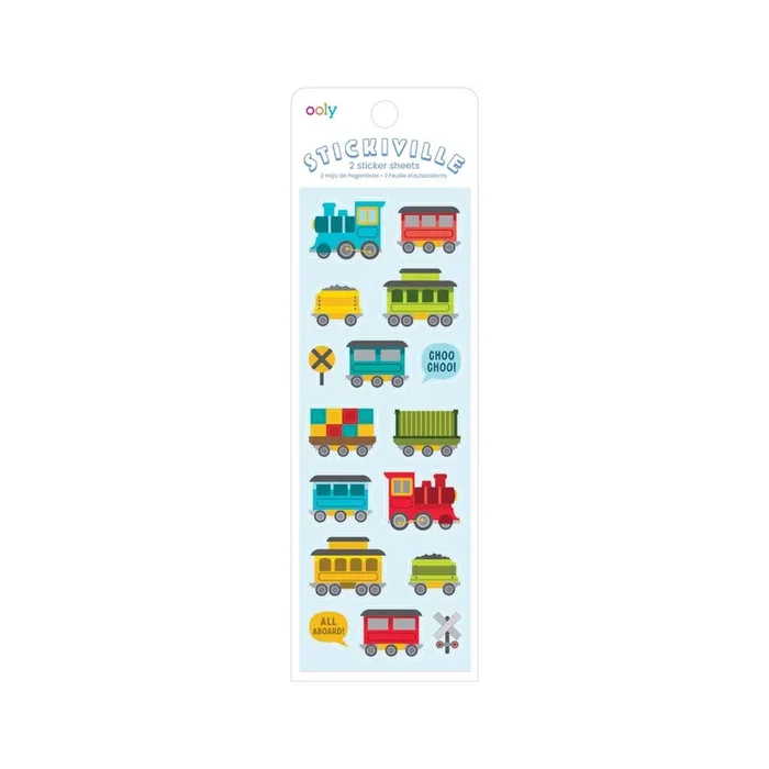 Sticikiville Stickers: All Aboard! – Skinny