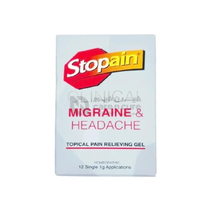 Stopain Clinical Migraine & Headache Gel (1gmx12)