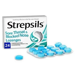 STREPSILS SORE THROAT BLOCKED NOSE LOZ 36 LOZ