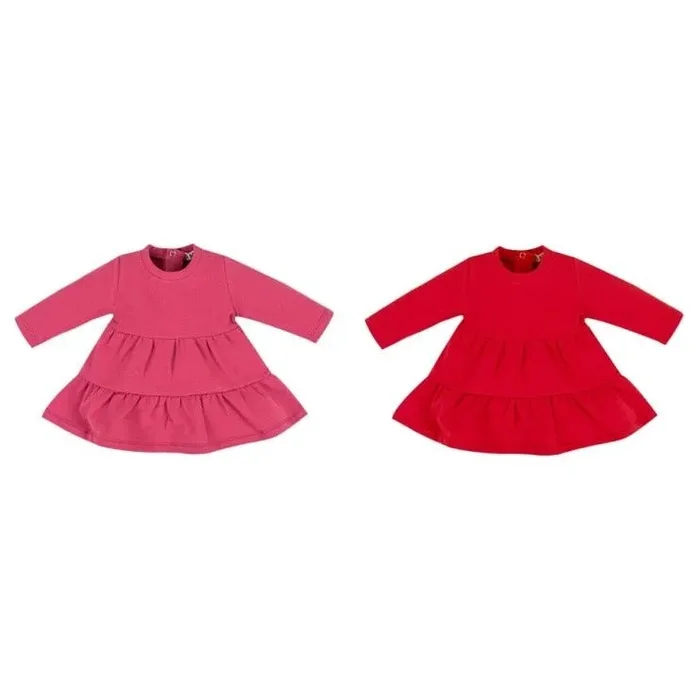 STRETCH FLEECE DRESS ASST COLORS